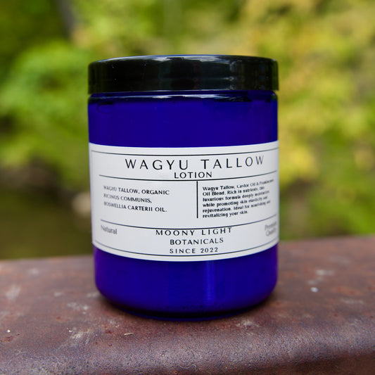 Castor Oil & Frankincense- Whipped Wagyu Tallow Lotion-
 8 oz