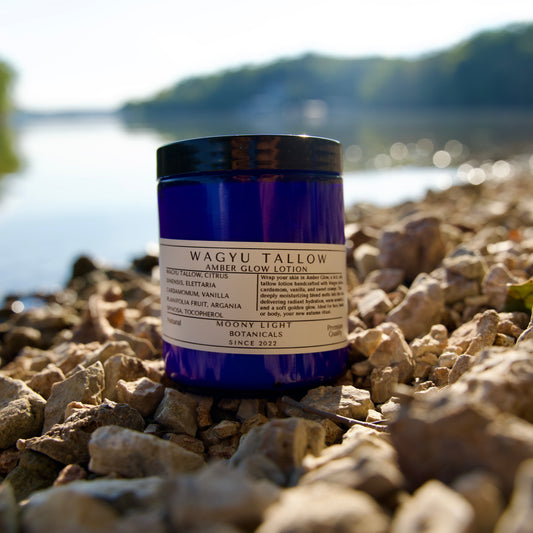 Amber Glow- Whipped Wagyu Tallow Lotion- 8 oz