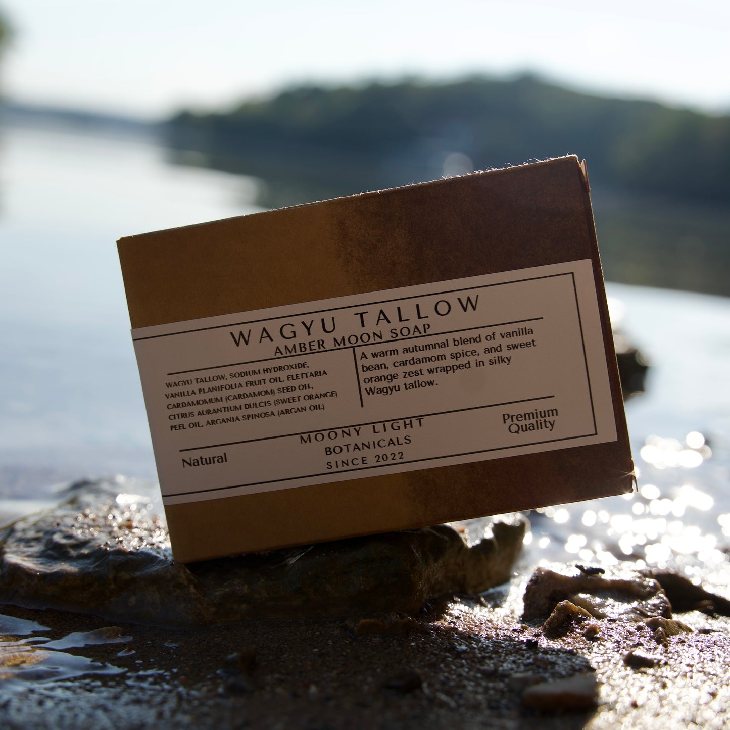 Amber Glow- Wagyu Tallow Soap Bar
