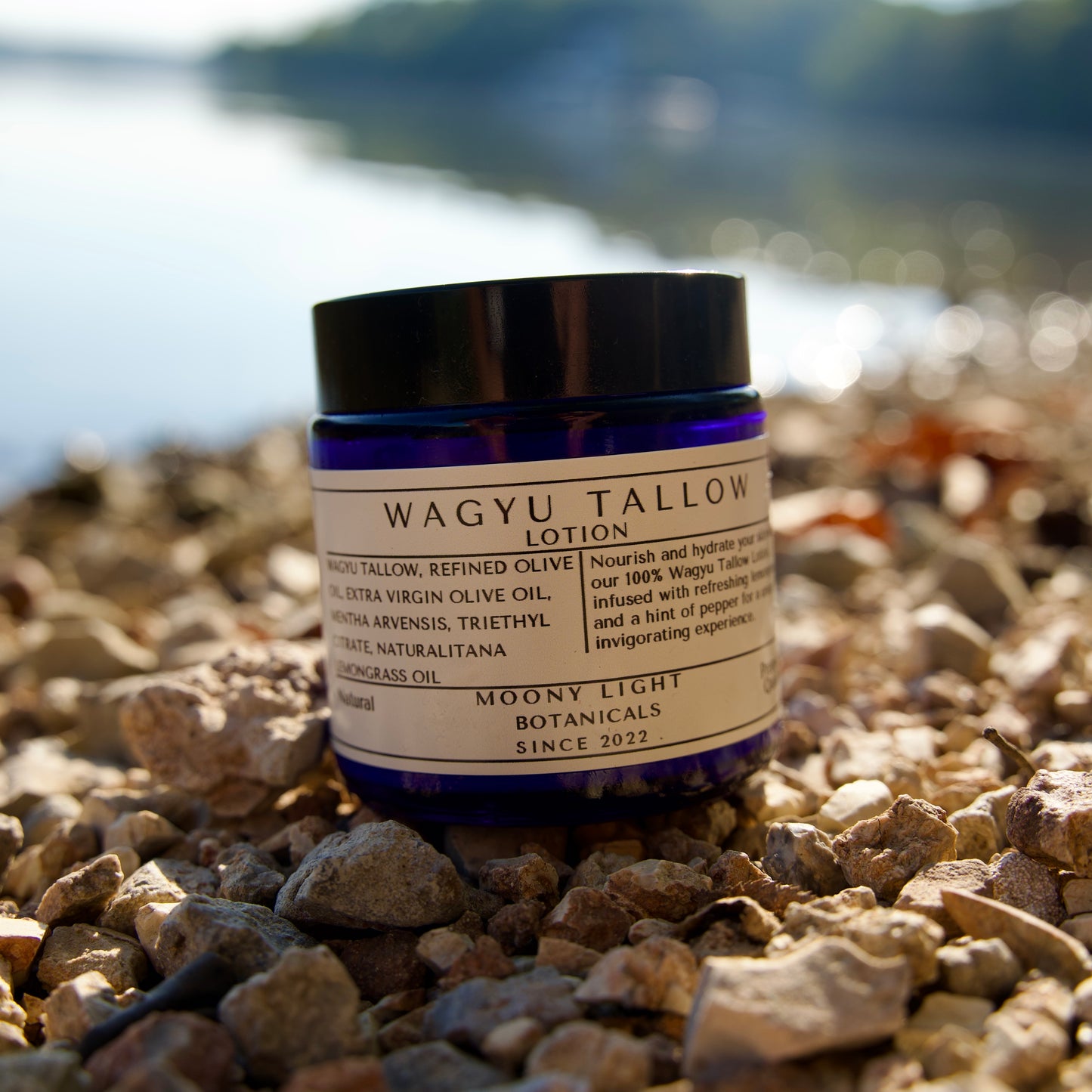 Lemongrass & Peppermint- Whipped Wagyu Tallow Lotion- 4 oz