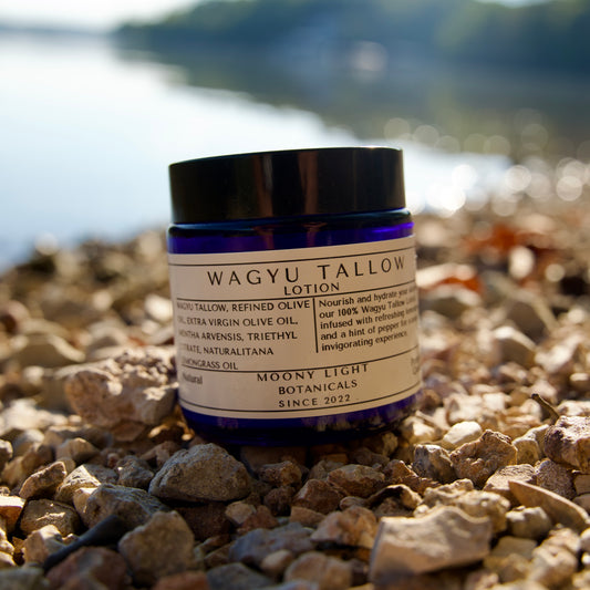 Lemongrass & Peppermint- Whipped Wagyu Tallow Lotion- 4 oz