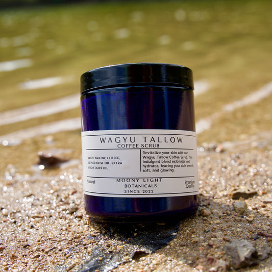 Coffee Scrub-Whipped Wagyu Tallow- 8 oz